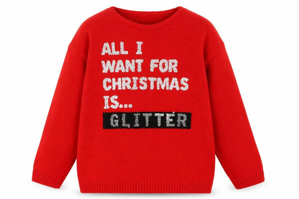 George Girls Red   Pullover Jumper Size 13-14 Years  - All I Want