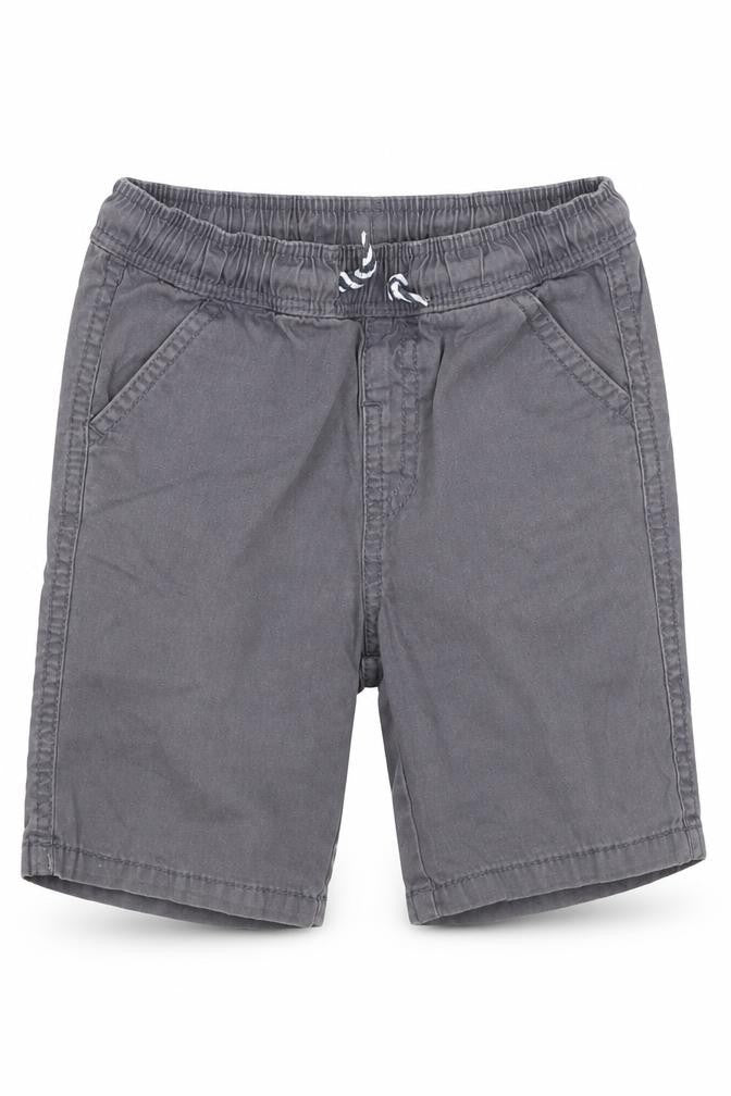 Front view of Matalan Baby Grey Cropped Trousers, size 12-18, Months