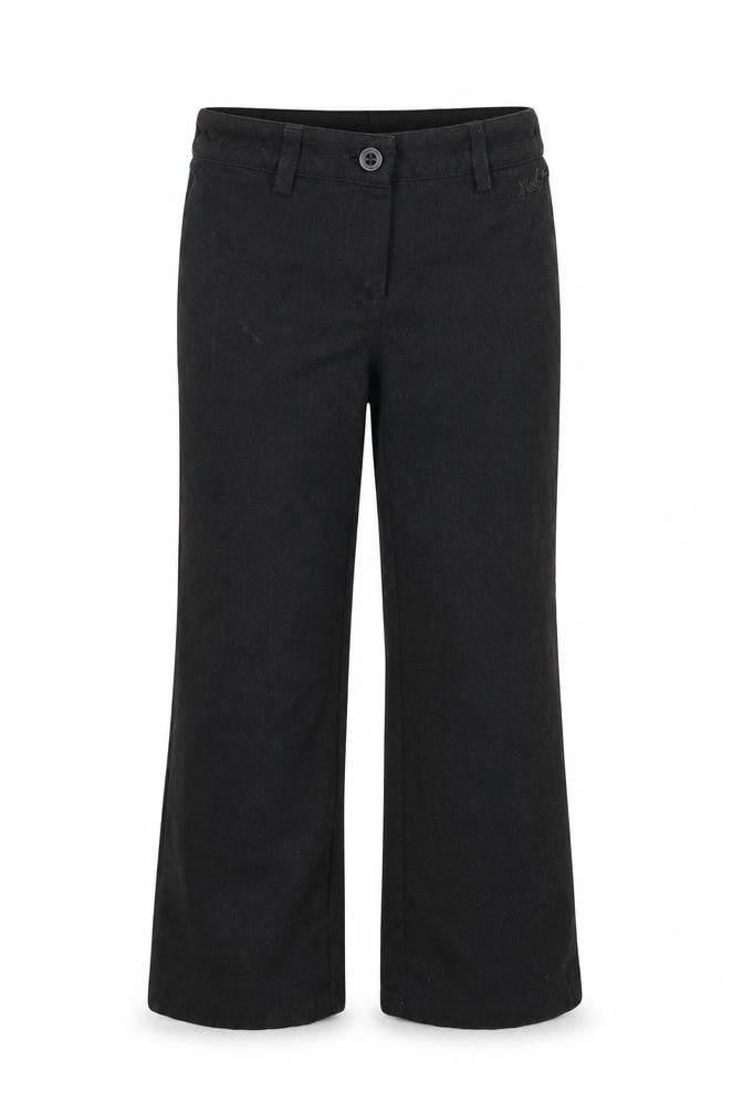 Front view of Next girls’ grey cargo trousers, size 6, years