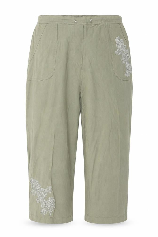 Felina Womens Green Houndstooth  Trousers  Size 16 L21 in