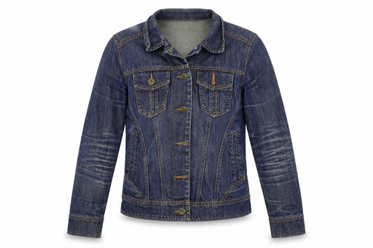 Front view of Next women’s blue jacket coat, size UK 8
