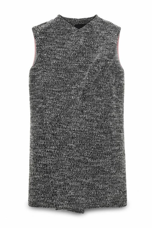 Front view of Next women’s grey cardigan jumper, size UK 10