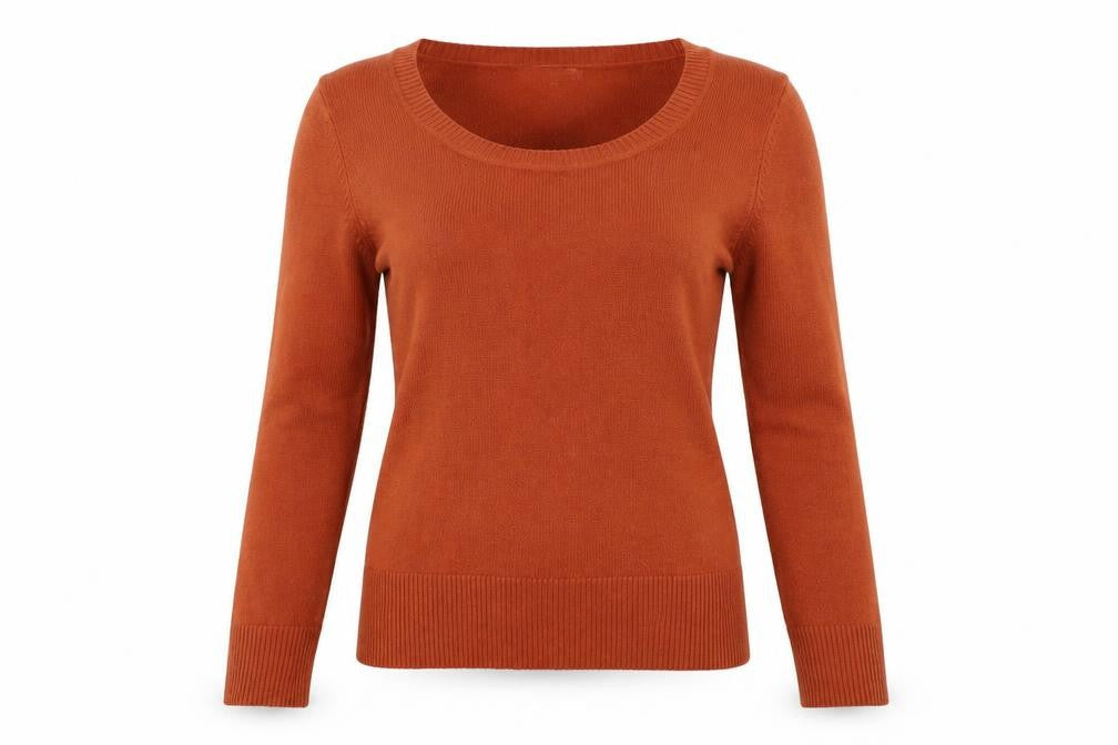 Front view of Classics women’s brown jumper, size M