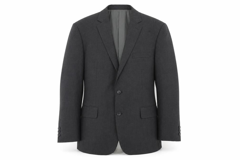 Front view of Jack reid men’s grey jacket blazer, size 40