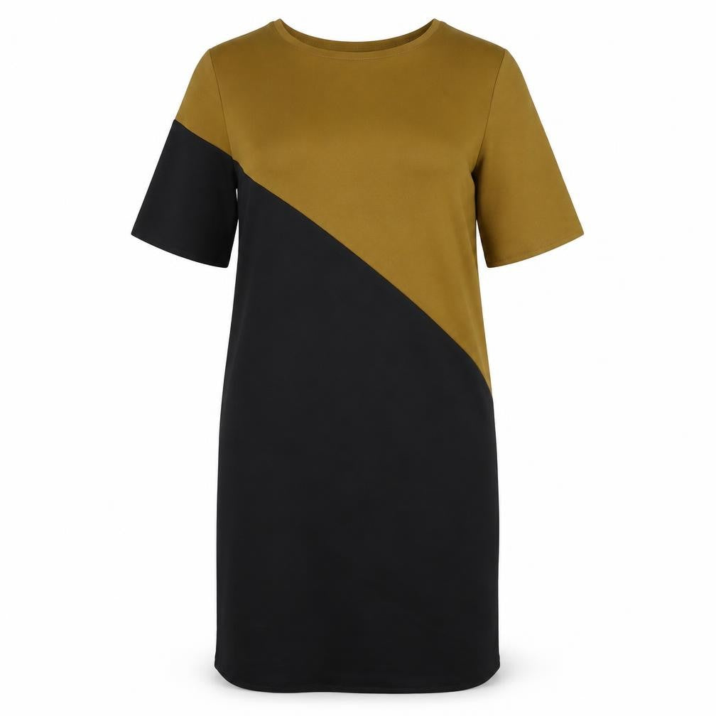 Front view of New Look women’s black shift, size UK 10