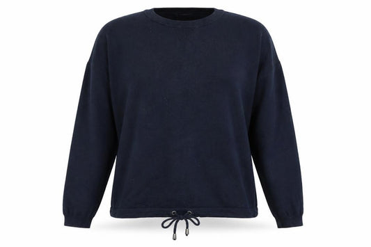Front view of Next women’s blue jumper, size UK 12
