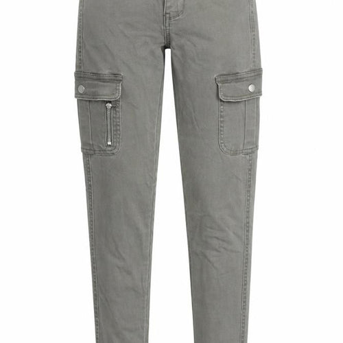 Denim & Co. Womens Green   Chino Trousers Size 6 L27 in