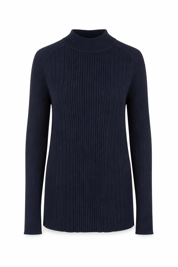 Front view of Next women’s blue jumper, size UK 10