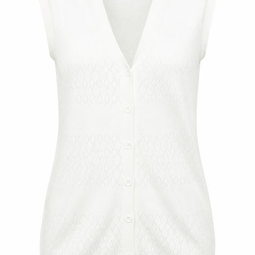 Topshop Womens Ivory  Knit Cardigan Jumper Size 10