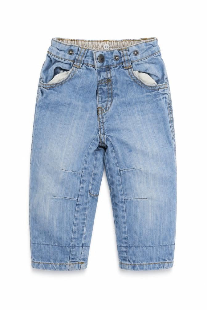 Front view of Nutmeg Baby Blue Capri Jeans, size 12, Months