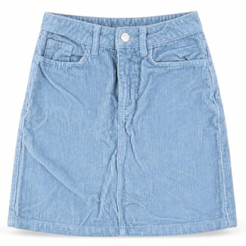 New Look Womens Blue   A-Line Skirt Size 6  - Cord Fabric