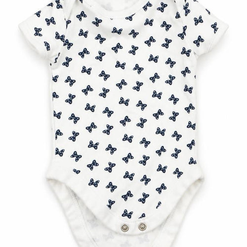 Disney Baby at George Girls White Animal Print  Romper One-Piece Size 0-3 Months  - Butterflies print