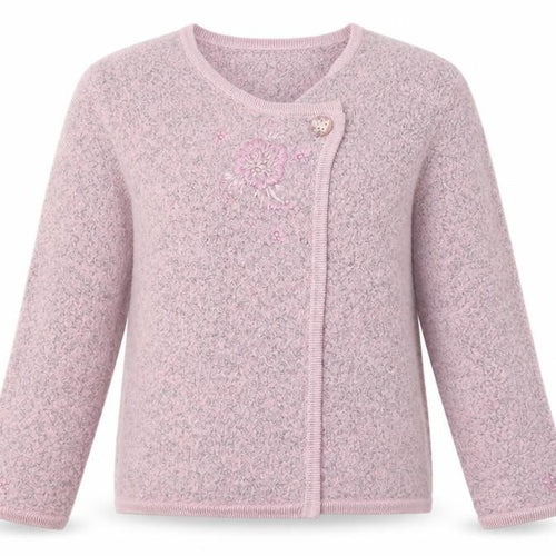 Amolretti Womens Pink   Cardigan Jumper Size XL