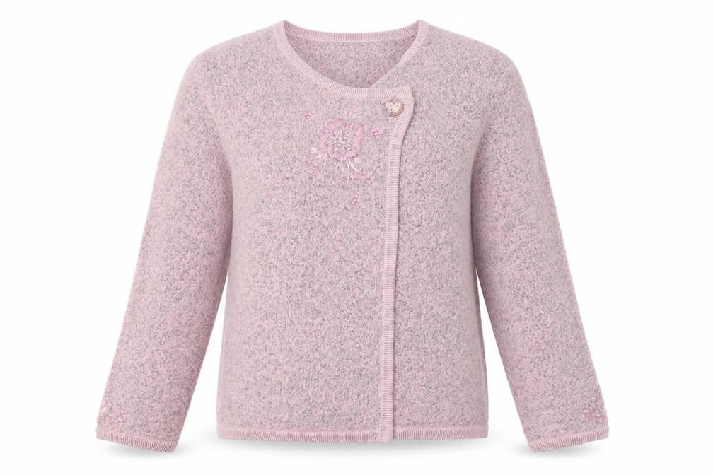 Amolretti Womens Pink   Cardigan Jumper Size XL