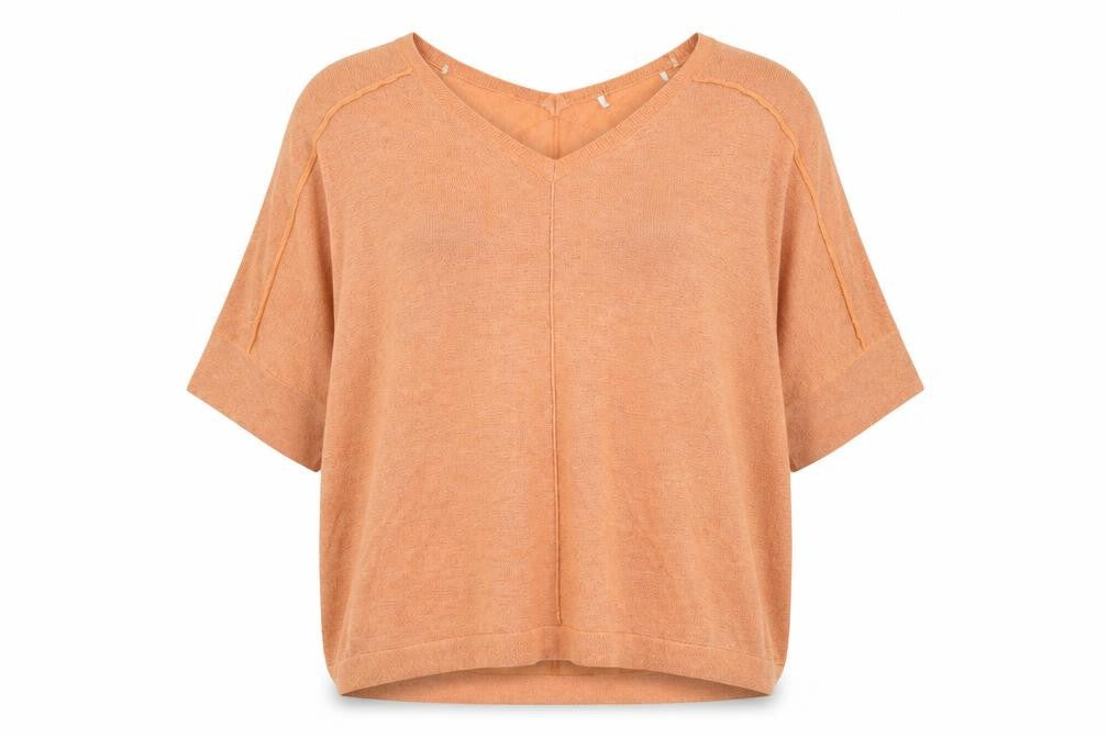 Front view of Next women’s orange jumper, size XL