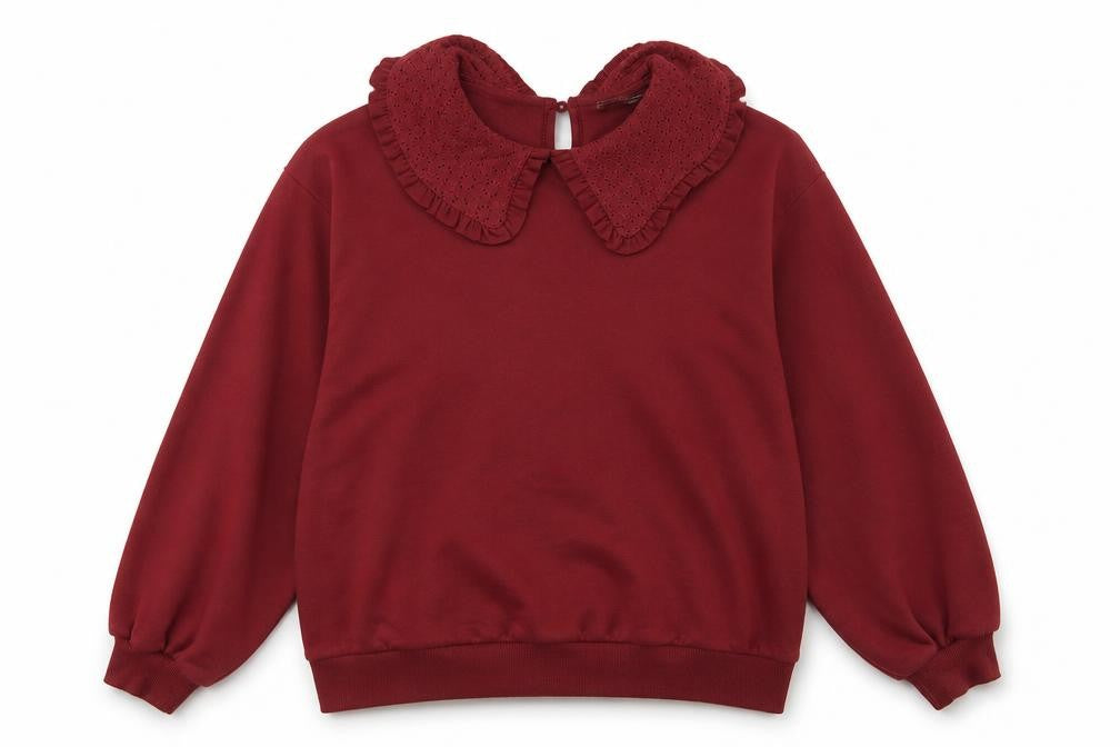 Front view of George women’s brown pullover sweatshirt, size M