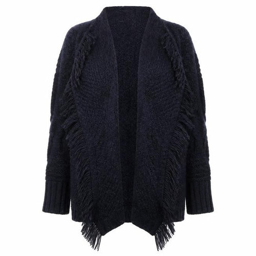 Cotton Traders Womens Blue  Knit Cardigan Jumper Size 8  - Waterfall