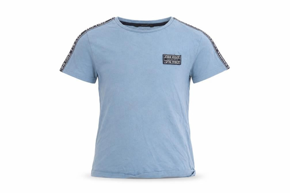 Front view of George boys’ blue basic t-shirt, size 5-6, years