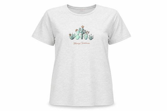 Front view of Boux Avenue women’s grey top pyjama top, size UK 12, - christmas