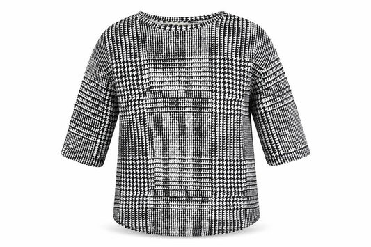 Front view of F&F women’s multicoloured basic t-shirt, size UK 6