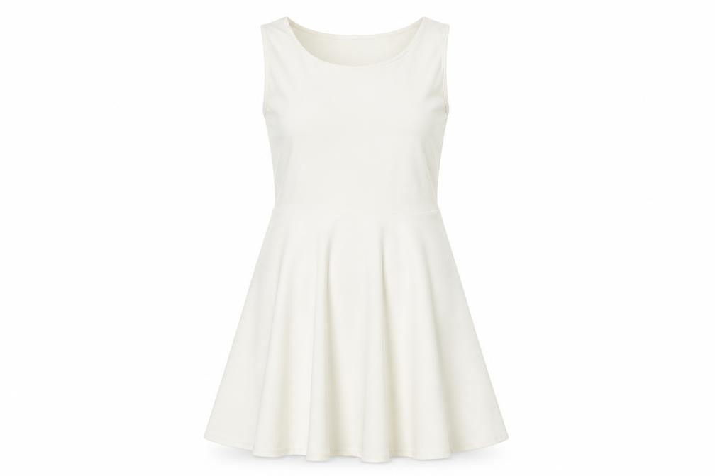 CAT Womens White   A-Line  Size 12