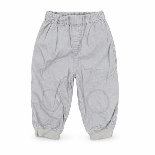 Front view of George Baby Grey Jogger Trousers, size 9-12, Months
