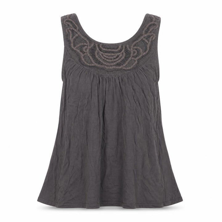 Monsoon Womens Brown Basic Tank Size 10
