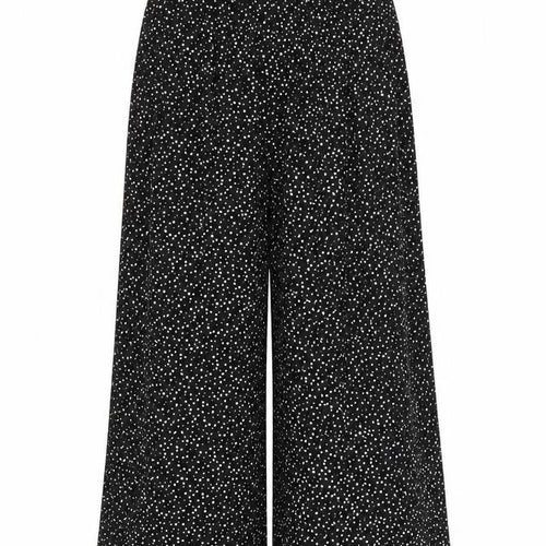 Preworn Womens Black Polka Dot  Trousers  Size S L21 in