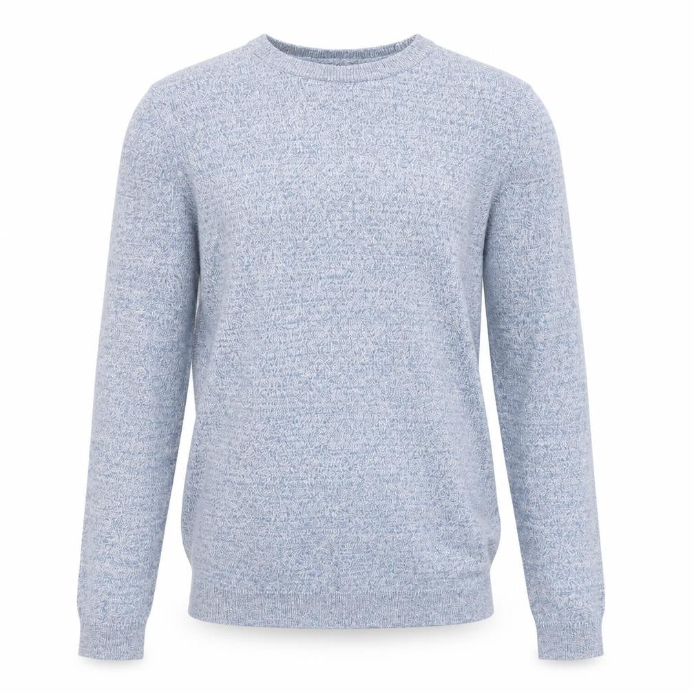 Front view of Topman men’s blue jumper, size S