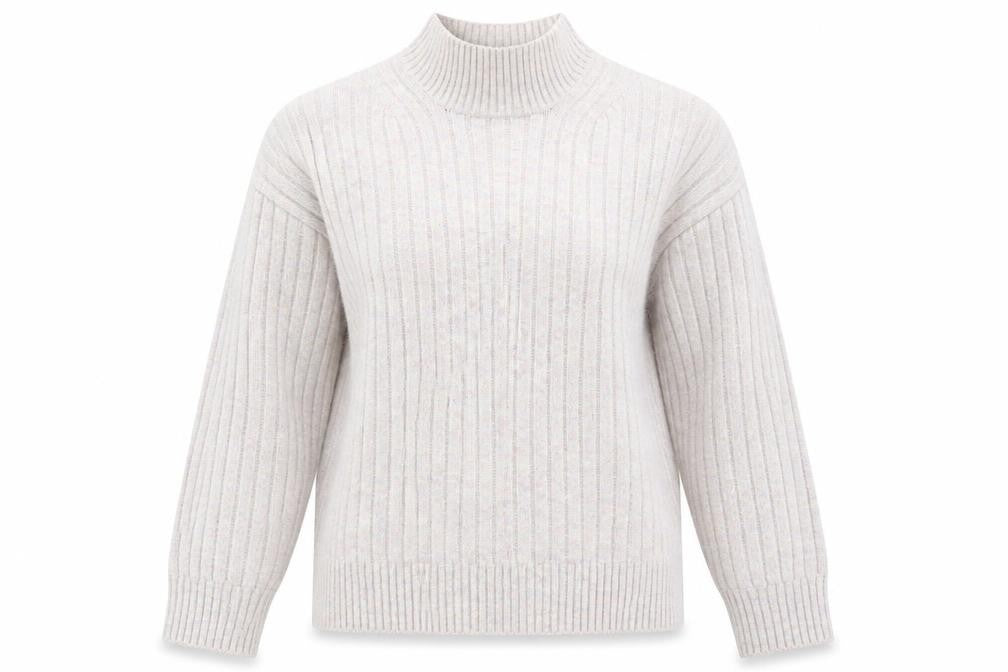 Front view of F&F women’s purple jumper, size UK 8