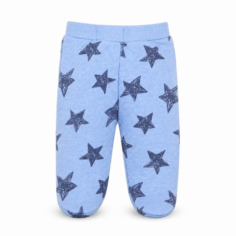 Lullaby Boys Blue Geometric  Capri Trousers Size 0-3 Months  - shorts