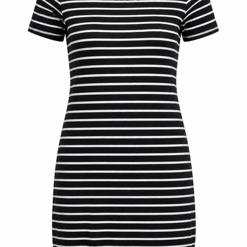 NOISY MAY  Womens Black Striped  Fit & Flare  Size XS