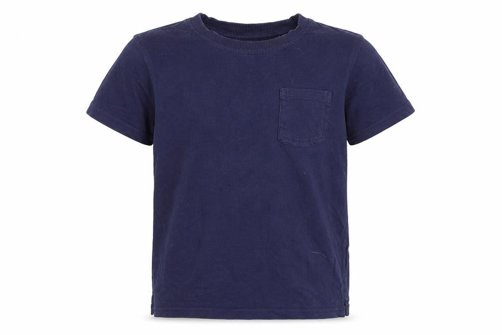 Front view of George boys’ blue basic t-shirt, size 4-5, years