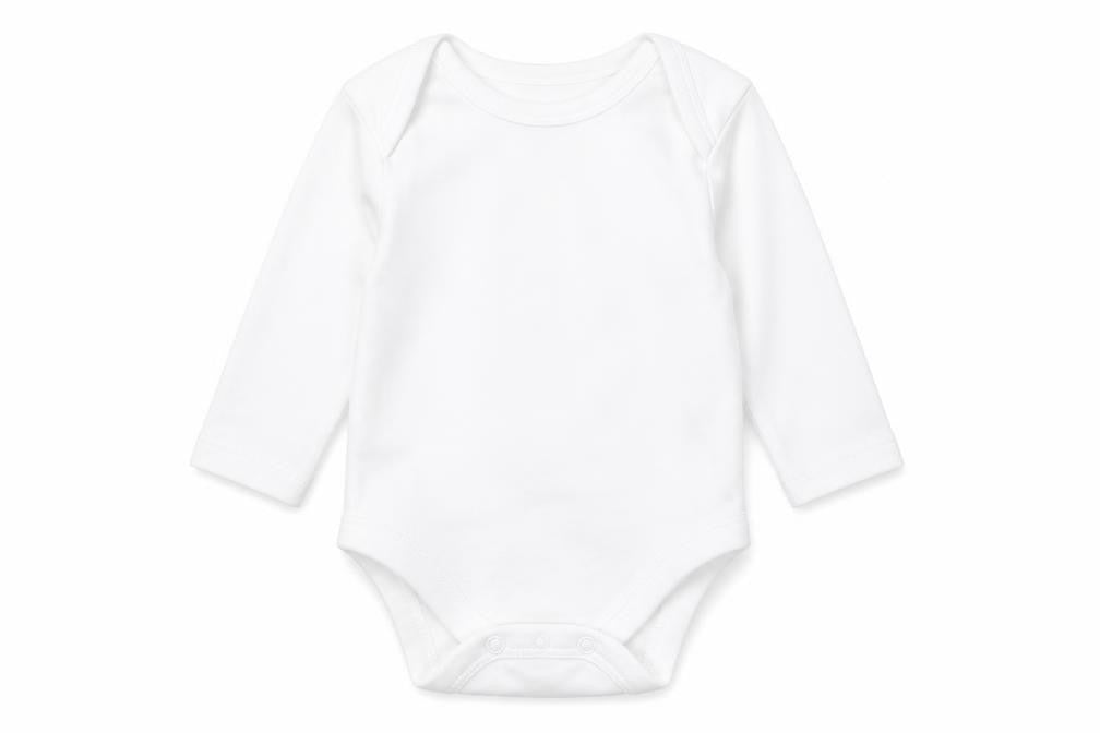 Front view of George Baby White Basic T-Shirt, size 0-3, Months