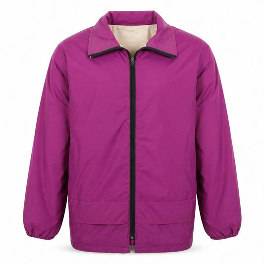 Front view of Preworn men’s pink jacket, size S