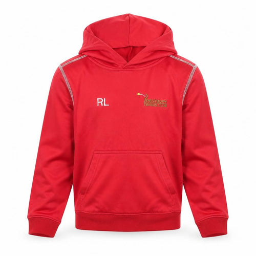 Printer Boys Red   Pullover Hoodie Size 5-6 Years  - Prestbury Tennis Club