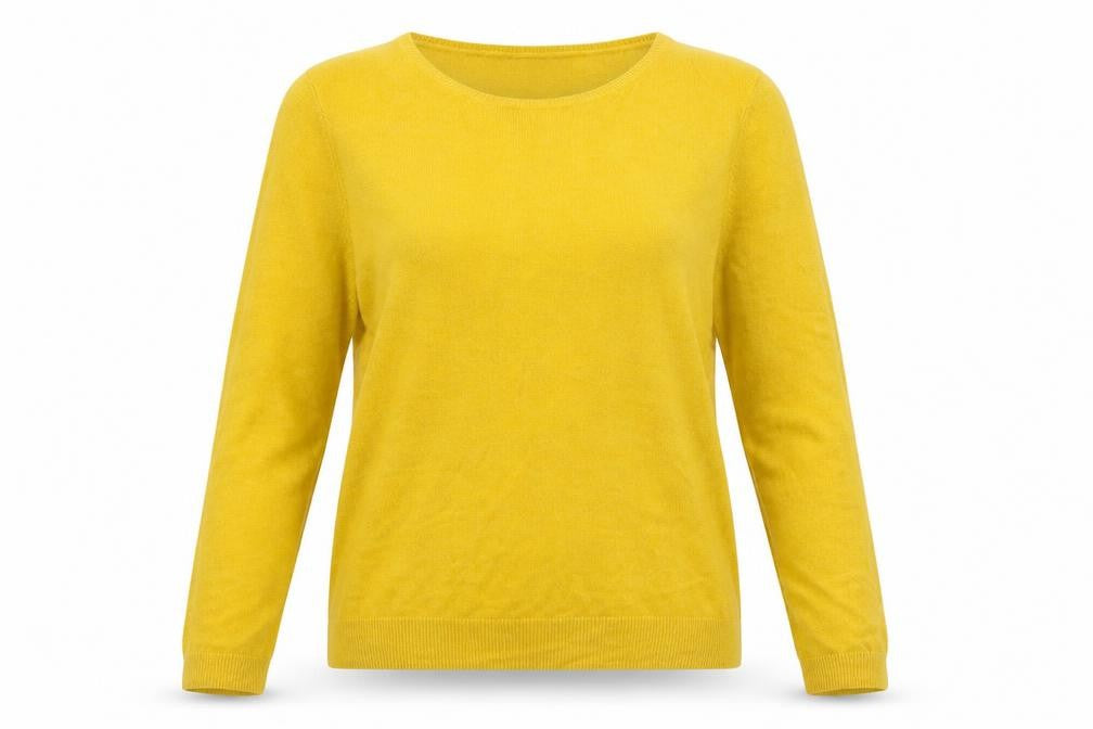 BHS Womens Yellow   Pullover Jumper Size 12