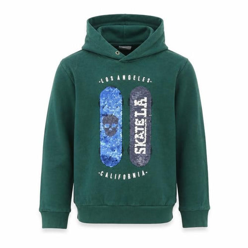 H&M Girls Green   Pullover Hoodie Size 9-10 Years