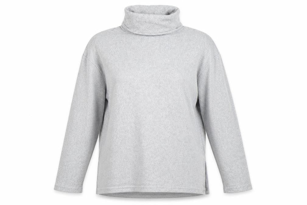 Front view of New Look women’s grey jumper, size UK 8