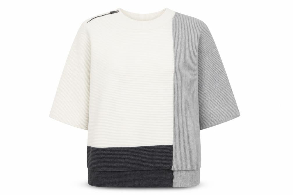 Front view of River Island women’s grey jumper, size S