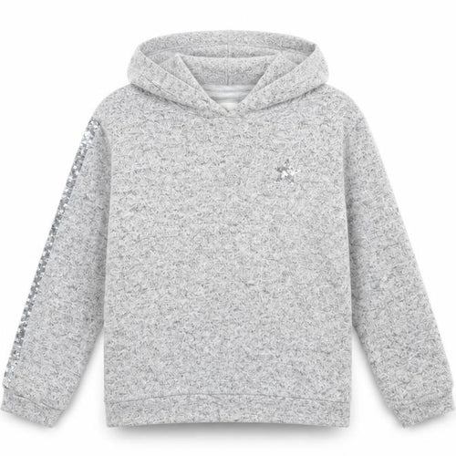F&F Girls Grey   Pullover Hoodie Size 9-10 Years  - Star