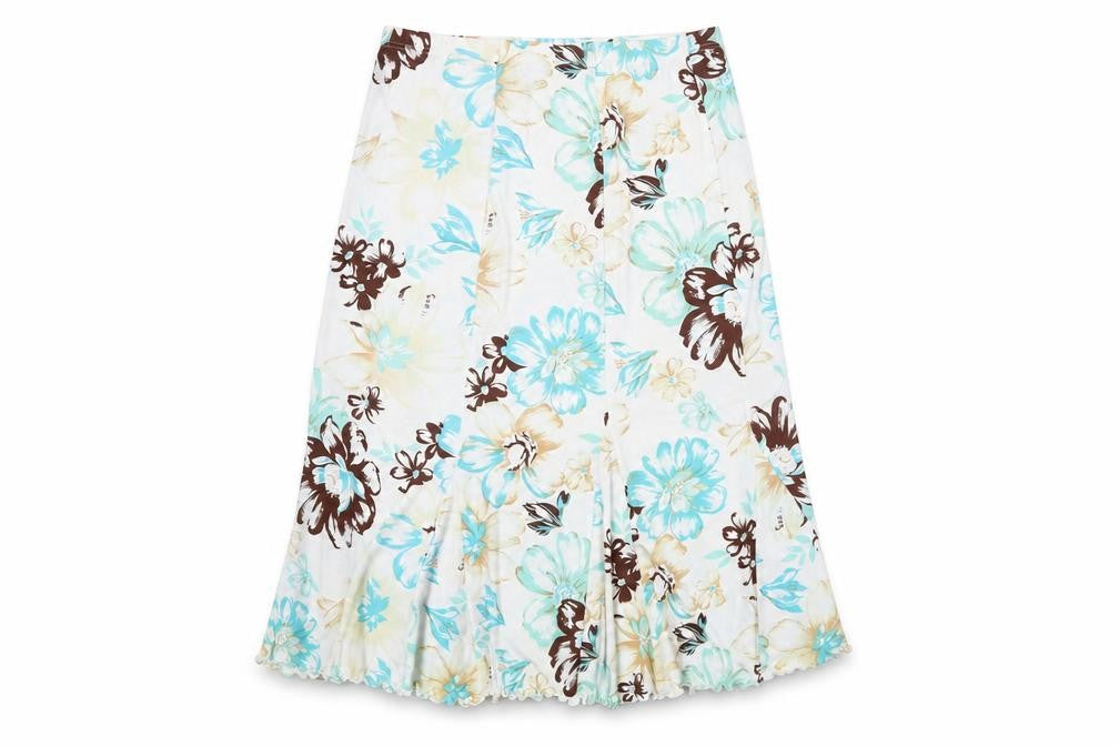 ann marie Womens Multicoloured Floral  A-Line Skirt Size XL
