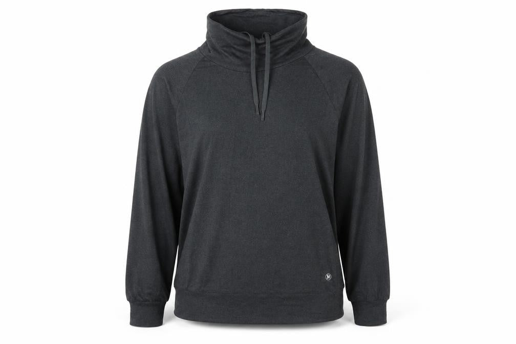 Front view of NX Sport women’s grey jumper, size M