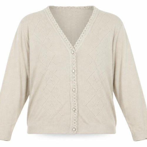 In stitches Womens Beige   Cardigan Jumper One Size