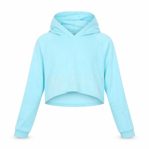 Pineapple Girls Blue   Pullover Hoodie Size 11-12 Years