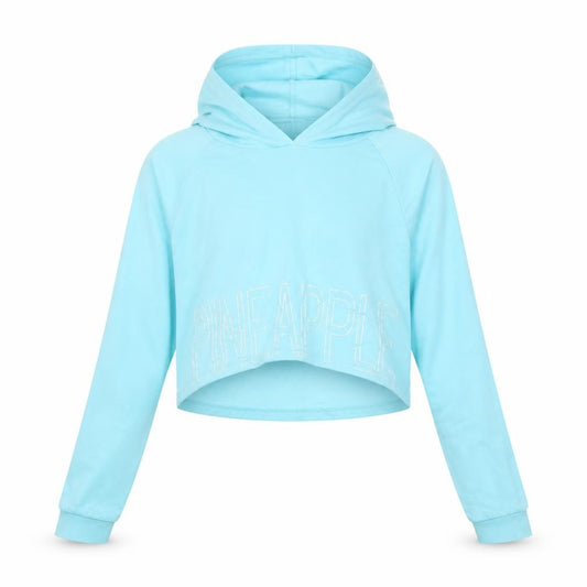 Pineapple Girls Blue   Pullover Hoodie Size 11-12 Years
