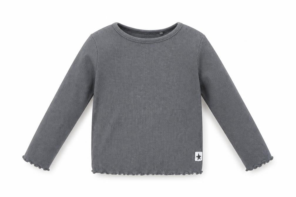 Next Girls Grey   Basic Blouse Size 2 Years
