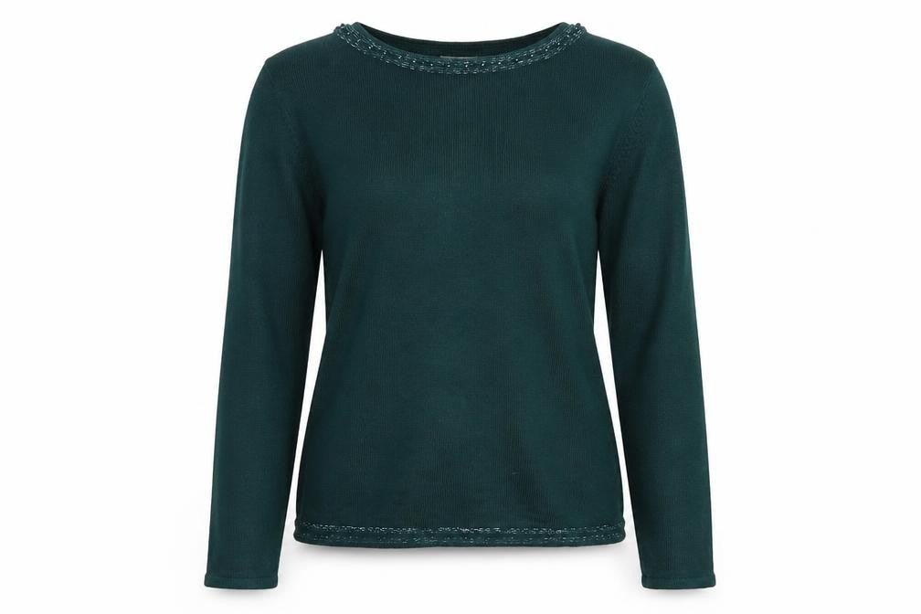 Anna Rose Womens Green   Pullover Jumper Size S