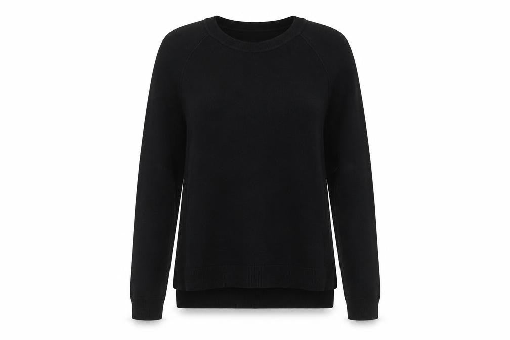 Front view of Primark women’s black jumper, size XS