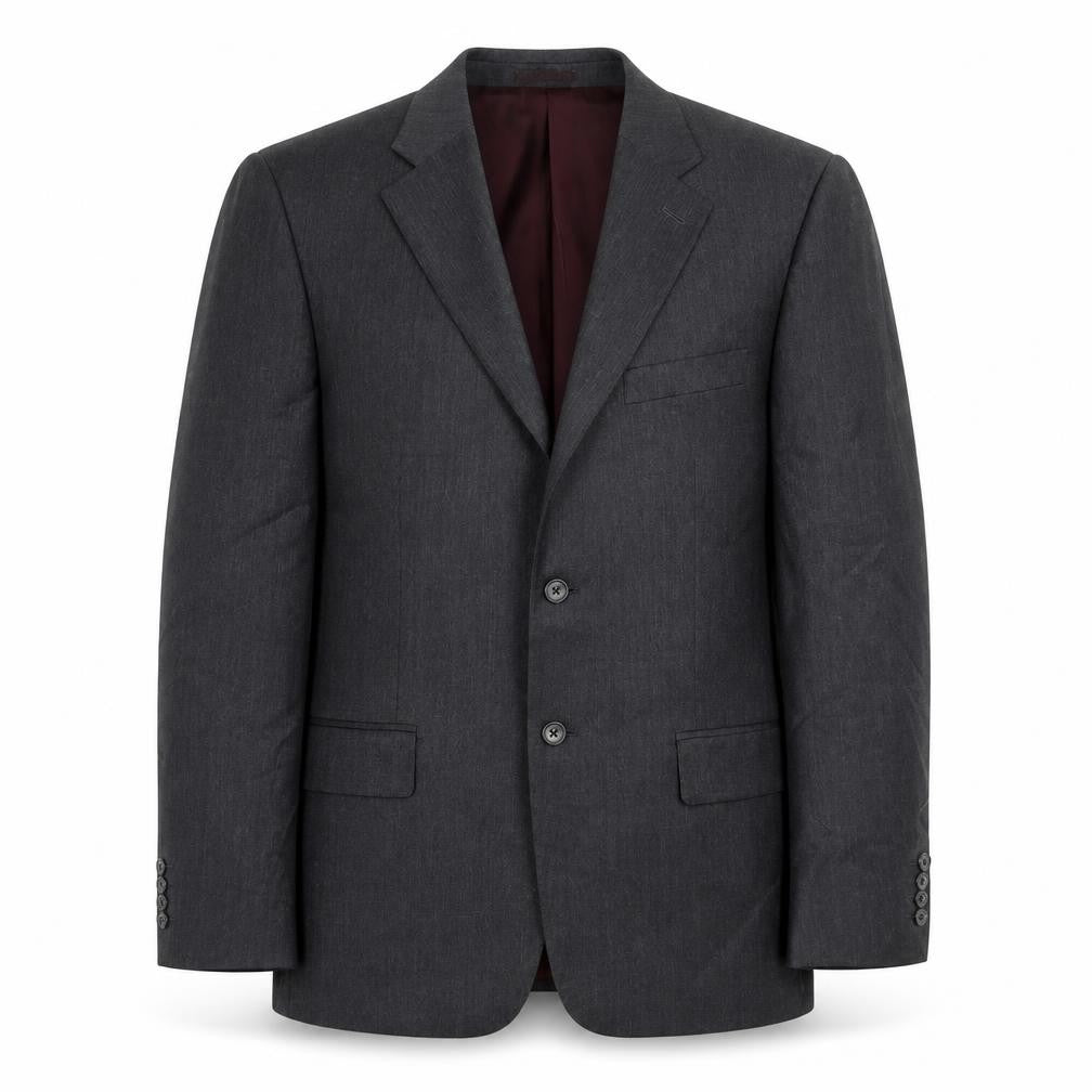 Front view of Greenwoods men’s grey jacket suit jacket, size 44